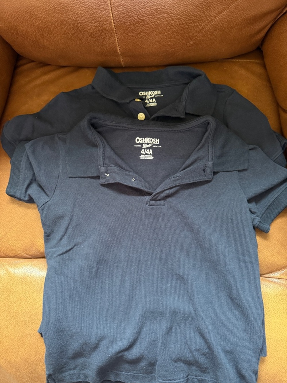 OshKosh B'gosh Boys Navy Polo Price Listed is for the Duo